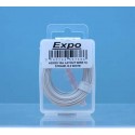 18 Strand/ 0.1mm Wire - White - 10 Meters