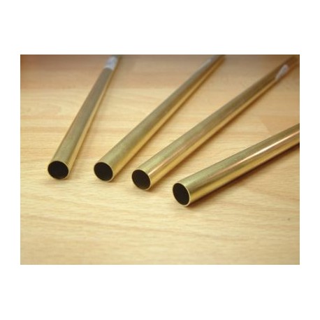 image: 9.00mm x 0.45mm x 305mm Brass Tube - 2 Pieces