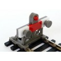 OO Laser Cut Buffer Stop Kit with Light - Pack 2