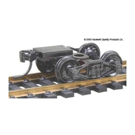 image: Bettendorf T-Section (Talgo) Trucks with 33" Ribbed Back Wheels - 1pr
