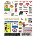 Dry Transfer Decals - Tavern, Gas Station & Commercial Signs