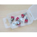 DPDT Sub Miniature Switch - 2 Positions - On/On - 5pcs