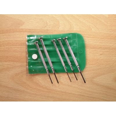 Jewellers Screwdriver Set in Wallet - 5 Pieces