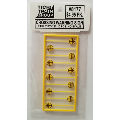 Early - Pre-1950 - Crossing Warning Sign - 10pcs