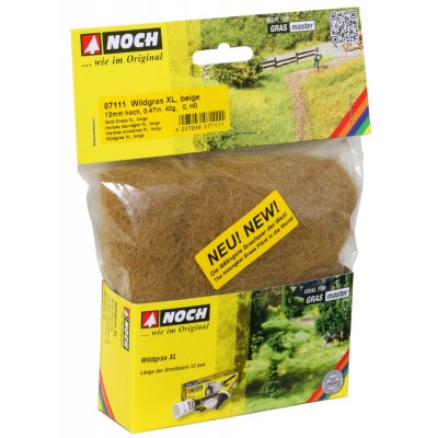 Static Grass - Wild Grass XL - Beige - 12mm High (40g)