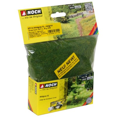 Static Grass - Wild Grass XL - Bright Green - 12mm High (40g)