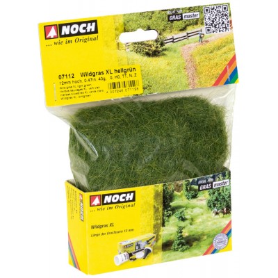 Static Grass - Wild Grass XL - Light Green - 12mm High (40g)