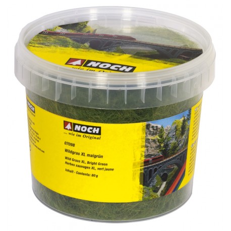 Static Grass - Wild Grass XL - Bright Green - 12mm - 80g